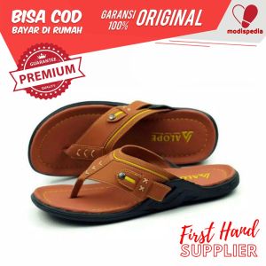 Sendal Kulit Laki Laki Dewasa Terbaru Import Sendal Kulit Pria Dewasa Branded Distro Keren Terbaru Import Sendal Kulit Cowok Dewasa Distro Keren Kekinian Pakalolo Neckerman Terbaru Import | Ukuran 39 - 43 | Kode H 10
