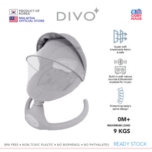 DIVO Smart Baby Swing Chair Baby Swings Baby Bouncer Swing for Baby with Stand Bluetooth Baby Bouncer