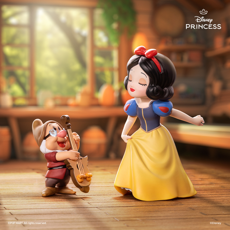 แอ็คชั่นฟิกเกอร์ 【เริ่มวางจำหน่ายทั่วโลกวันที่  15/3 เวลา 9.00 น. ตามเวลาประเทศไทย】POP MART Disney Snow White Classic Series Figures Blind Box