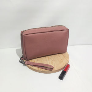 Travel organizer pouch make up wanita tempat handphone uang clutch bag alat make up tali panjang