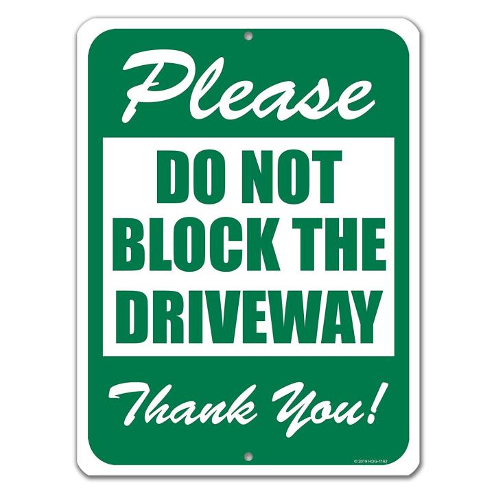 Private Driveway, No Parking Or Turning Sign | 300mm X 100mm | Rigid - View #10