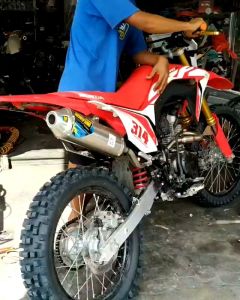 Best Seller Knalpot Racing Norifumi Rocket 4 Motor CRF 150 KLX 150 WR 155 R Supermoto Fullsystem