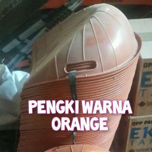 Pengki Plastik Pengki Bangunan Pengki Cor  Pengky Proyek Warna Orange PER LUSIN