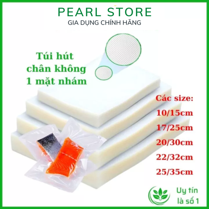 Túi hút chân không một mặt nhám, túi mặt nhám, kích thước 20x30cm, túi ...