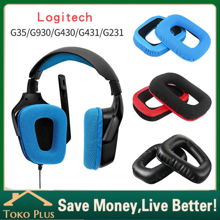 2Pcs Earpad Earcup Ear Cushion Logitech G35 G230 G231 G320 G321