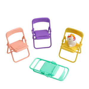 Desktop cute portable macaroon color cell phone holder pendulum folding decorative cell phone holder