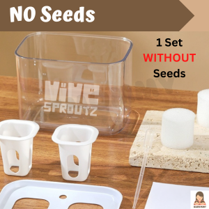 Mini Hydroponic Plant Kit Reusable | Home Office Indoor Hydroponics Pot Garden DIY Children Grow Herbs Vegetables