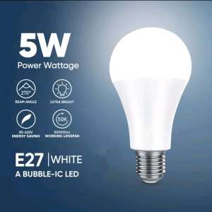 22V E27 LED Bulb 5W / 7W / 9W / 15W / 18W White Spherical Energy-Saving Bright Light Durable Plastic Aluminum