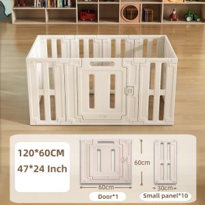 Playpen For Baby Foldable Children Fence 2th Gen Version Double Size Indoor Safety Barriers for Baby