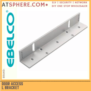 EBELCO Door Access L Bracket 600lbs EM lock Aluminum bracket for out swing door Magnetic Magnet Door DBR002 LS-600