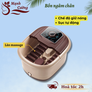 Bồn ngâm chân hồng ngoại có súc khí Bồn ngâm chân massage không tự động
