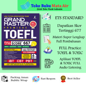 BEST SELLER BUKU GRAND MASTER PREMIERE TOEFL ETS STANDARD - EDU PENGUIN