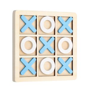 [SG Seller]  Tic Tac Toe Board Game Wooden X O Blocks Tabletop Board Game Birthday Goodie Bag Children Day Gift