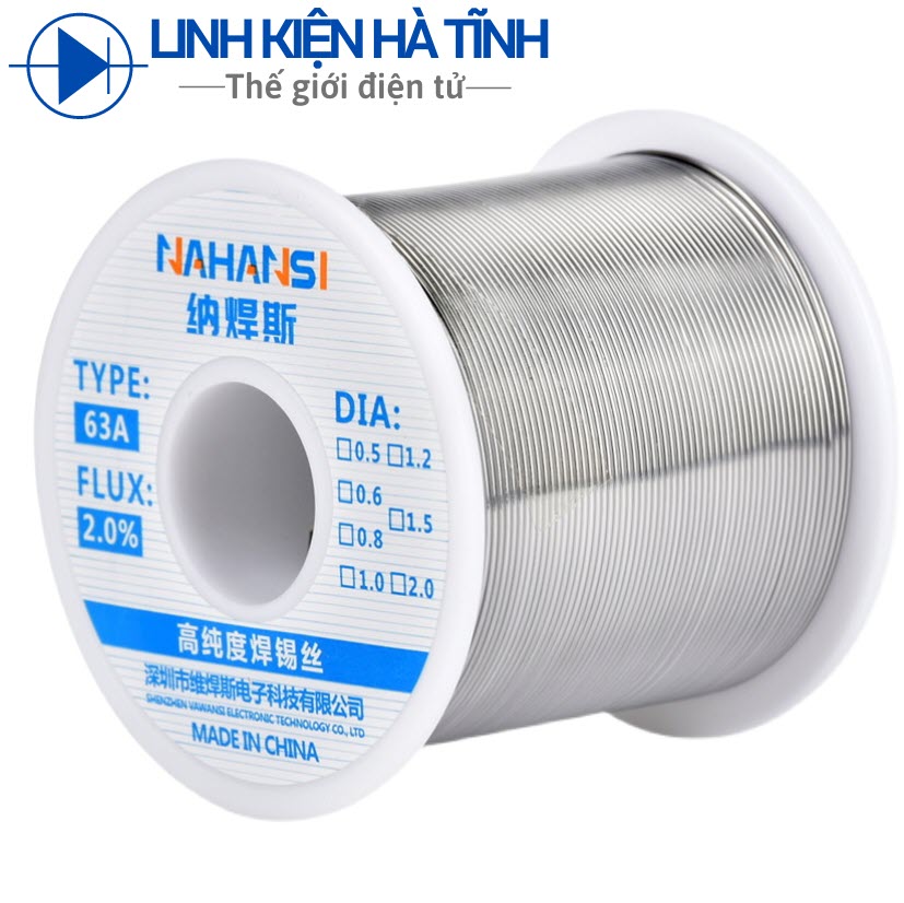 Thiếc hàn DIA 63/37 1.2mm cuộn 500g loại tốt dễ nóng chảy
