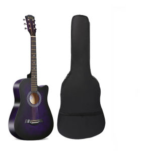 PLAYOU Guitar for Beginners 38 inch With Bag Acoustic Guitar 38 inch Acoustic Guitar Complete Set Acoustic