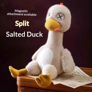 Detachable Magnetic Duck Plush Toy Cute PP Cotton Stuffed Saltwater Duck Doll Funny Abstract Gift