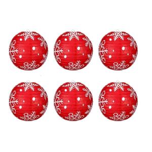 Festival Green Snowflake Paper Lanterns Easy Assembly Efficient Christmas Home Store Window Display