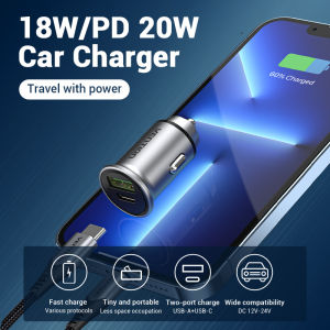 Vention Car Charger Fast Quick Charge Samsung Apple Xiaomi Huawei