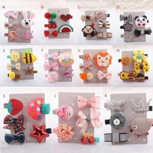 [HCM]combo 05 kẹp tóc xinh xắn Đáng yêu Cho Bé