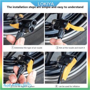 LOKIYA Foot Pump Motorcycle Bicycle Car Swimming Ring Ball Pedal Household Multi-function Pump Compact Labor-saving Inflation