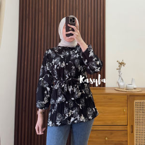 DAHLIA KEMEJA CRINCLE MOTIF // BLOUSE MOTIF CRINCLE PLISKET TALI