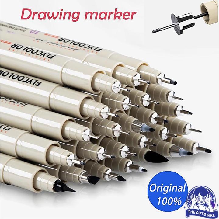 1Psc Micron Art Markers Pens Drawing Waterproof Sketch Color