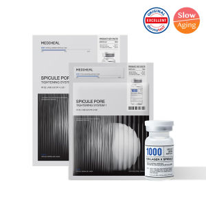 MEDIHEAL NEW Spicule Pore Tightening Mask Box - 4S ( System 1 | System 2 ) 2-Step Pore Care