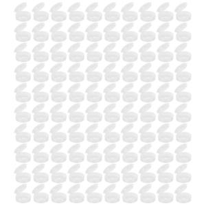 100Pcs Hinged Screws Cover Caps Fold Snapping Covers Tapping Screw Protective Hole Plug Nails Screw Caps Enduring