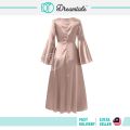 [Clearance] Dreamtale Caria Muslimah Wear Dress Muslimah Shiny Bridesmaid Dress Trumpet Sleeve Abaya Dress Baju Wanita Baju Melayu WCO121. 