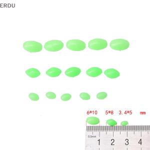 💖【Special price】💖ERDU 100X Glow Beads Rigs Making Soft Luminous Fishing Bead Oval Shaped 5mm 8mm 10mm