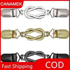 【CANAMEK】 3 pcs Áo Len clip cinch Clip cổ điển ăn mặc Clip trở lại cinch khăn choàng Cardigan cổ áo clip để thắt chặt ăn mặc quần eo thắt chặt