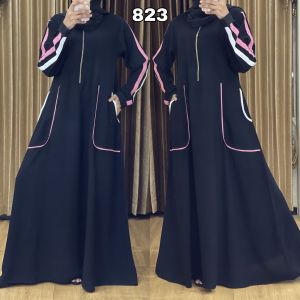 New Gamis Abaya Turkey Dubai arab 823 Terbaru [ABAYA ORI]