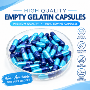 1000pcs Size 00 Pearl Violet/Pearl Light Blue OSPA High Quality Empty Gelatin Capsule