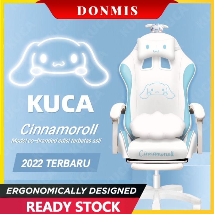 KUCA Cinnamoroll Kursi Gaming kustom asli terbatas high-end Premium ...