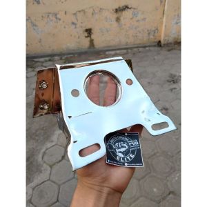 pangkon stop gl 100 dudukan lampu stop gl 100 stoplamp gl100 chrome