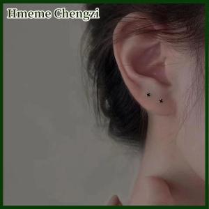 Hmeme 1Pair Fashion Trendy Mini Zircon Stud Earrings For Women Girls Daily Geometry Small Earrings Ear Bone Nail Jewelry Accessories