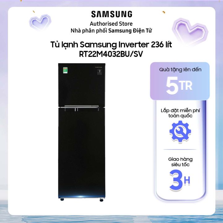 RT22M4032BU - Tủ lạnh Samsung Inverter 236 lít RT22M4032BU/SV