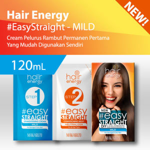 Makarizo Hair Energy Easy Straight - MILD 120 mL Pelurus Rambut