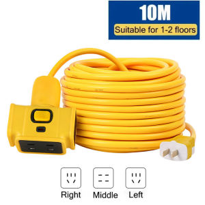 Cuộn Dây Điện Dài 30M Kèm Ổ Cắm Phích Cắm Đúc Chịu Lực Cao Đa Năng Tiện Lợi Dài Dây Cấp Nguồn 220V