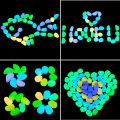 100pcs Garden Decor Luminous Stones Glow In The Dark Decorative Pebbles Outdoor Fish Tank Decoration Pebble Rocks Aquarium Mix Color. 