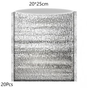 20Pcs Thermal Amplop Alumunium Foil Seal / Amplop Aluminium Foil Thermal Pouch Frozen Food