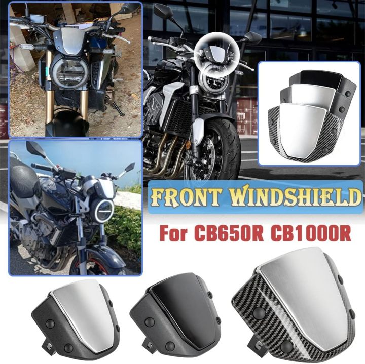 Allotmark Motorcycle Front Windshield Windscreen Fairing Deflector