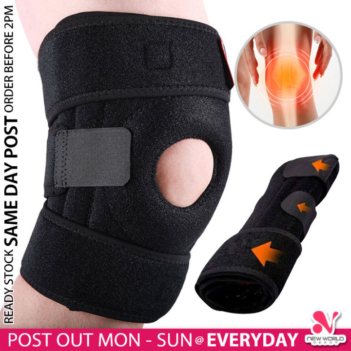 𝗔𝗗𝗝𝗨𝗦𝗧𝗔𝗕𝗟𝗘 》Compression Knee Pads Brace Support Protect Guard Fitness ...