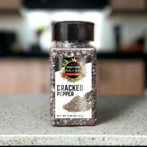 Cracked Pepper 85g in Shaker Bottle by Jinkys Daily Herbs & Spices
