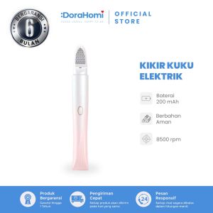 DoraHomi Kikir Kuku Elektrik Pembersih Cat Kuku Solusi Praktis untuk Kuku Bersih dan Lembut