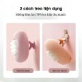 Bông Tắm Hít Tường Có Đế Hút – Bông Tắm Lưới Tròn Massage Tẩy Tế Bào Chết, Nhanh Khô, Tiện Lợi. 