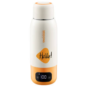 【 2 IN 1 With Storage Bag】【2025 Modong摩动】Global Universal Charging Wireless Boiling Water Heating Thermos Cup Thermostatic Water Cup Outdoor Travling Convenient Baby Milk Mixing Cup