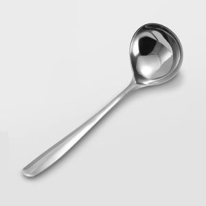 304 Stainless Steel Spoon Big Head Long Handle Spoon Hot Pot Soup Spoon Kitchen Drinking Porridge Spoon Scoop Kitchen Tool