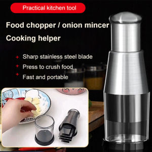 Stainless steel clap knife garlic cutter garlic press kit