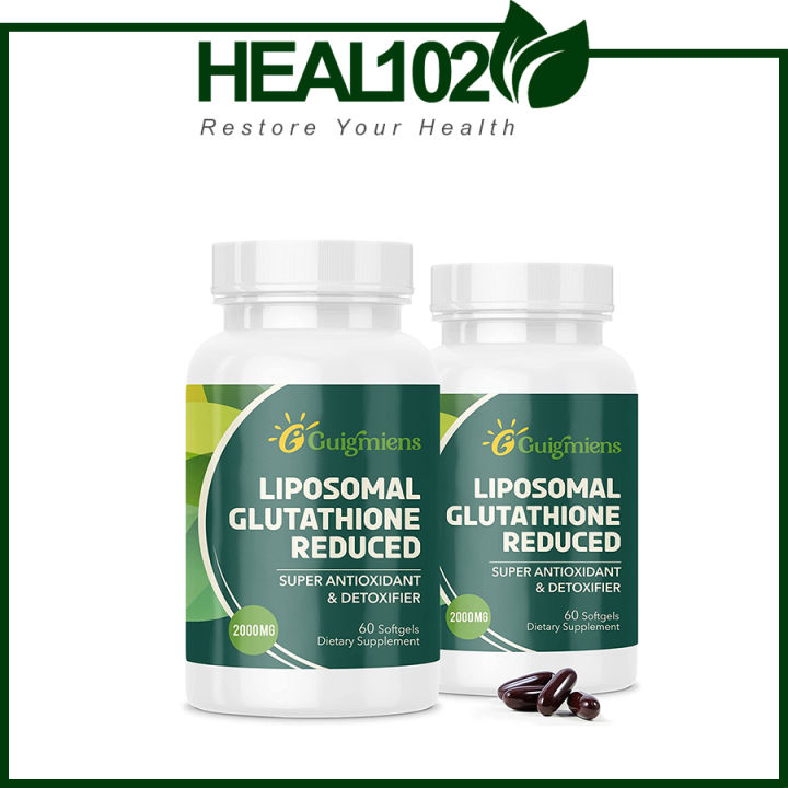 guigmiens liposomal glutathione 2000 MG, Superior Absorption, Glutathione Supplement with Hyaluronic Acid + Collagen Peptide + Resveratrol, Powerful Antioxidant, Health Aging, 60 Count : Health & Household Liposomal Glutathione 2000mg Guigmiens, Vin